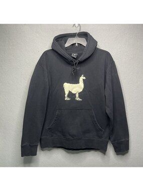 Nike SB Hoodie Mens S Black Paul The Llama Popover Hooded Sweatshirt